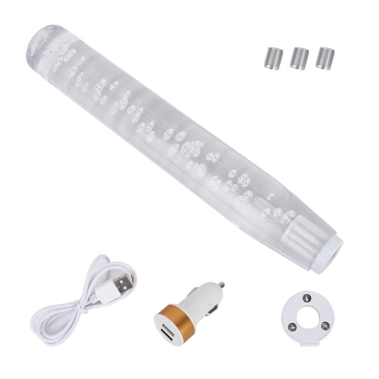 Universal Car Truck Transparent Bubble Colors LED Light Shift Knob Gear Lever Shifter, Length: 30cm - Shift Knob by PMC TechLife | Online Shopping South Africa | PMC TechLife | Buy Now Pay Later Mobicred