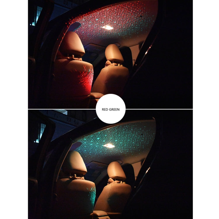 Car Roof Ceiling Decoration 5V Red Green LED Star Night Lights Projector Atmosphere Galaxy Lamp - Atmosphere lights by PMC TechLife | Online Shopping South Africa | PMC TechLife | Buy Now Pay Later Mobicred
