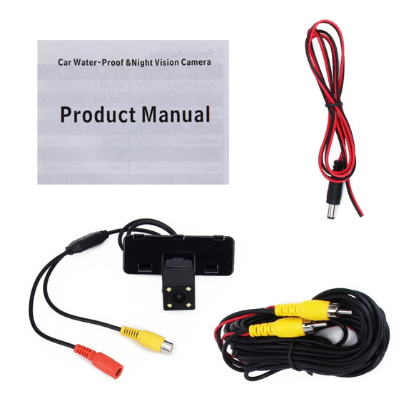 656��492 Effective Pixel  NTSC 60HZ CMOS II Water-resistant Car Rear View Backup Camera With 4 LED Lamps for 2008-2012 Version Grand Vitra