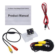 656��492 Effective Pixel  NTSC 60HZ CMOS II Water-resistant Car Rear View Backup Camera With 4 LED Lamps for 2014 Version Suzuki SWIFT Sport