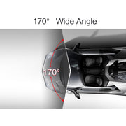 4 inch HD Video Recording HD Display Car Recorder with Separate F2.0 Camera, 12MP 170 Degrees Wide-angle/ Rear View Loop Recording/ G-Sensor Recording/ WDR Full HD/ Front Camera 1080P/ Rear Camera 720P/ Support 32G TF Card