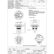 Jtron On/Off Car Battery Switch Car Battery Master Switch MAX DC 50V 50A CONT 75A INT Use for Cars / Off-road Vehicle / Truck
