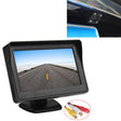 PZ601-C TFT LCD 2 Video Input 4.3 Inch Parking Monitor 2 in 1 with 648*488 Pixels Rear View Camera Glass Lens with 6m RCA Video Cable - Rear View Cameras by PMC TechLife | Online Shopping South Africa | PMC TechLife | Buy Now Pay Later Mobicred