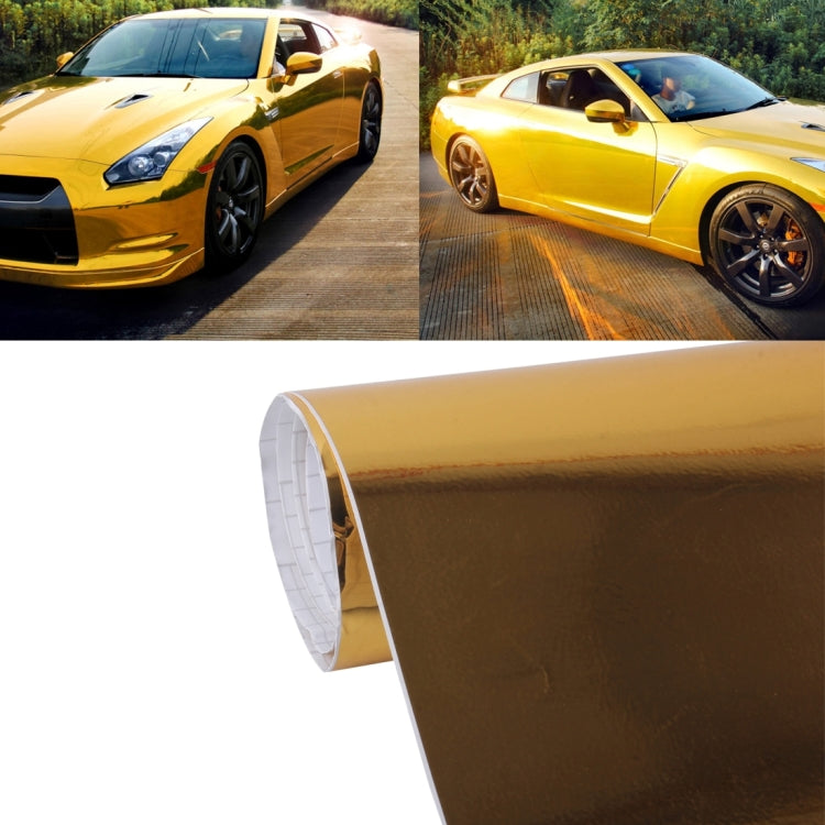 1.52m �� 0.5m Electroplating Car Auto Body Decals Sticker Self-Adhesive Side Truck Vinyl Graphics(Gold) - Auto Film by PMc TechLife | Online Shopping South Africa | PMc TechLife | Buy Now Pay Later Mobicred