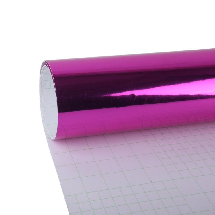 1.52m �� 0.5m Electroplating Car Auto Body Decals Sticker Self-Adhesive Side Truck Vinyl Graphics(Magenta) - Auto Film by PMc TechLife | Online Shopping South Africa | PMc TechLife | Buy Now Pay Later Mobicred