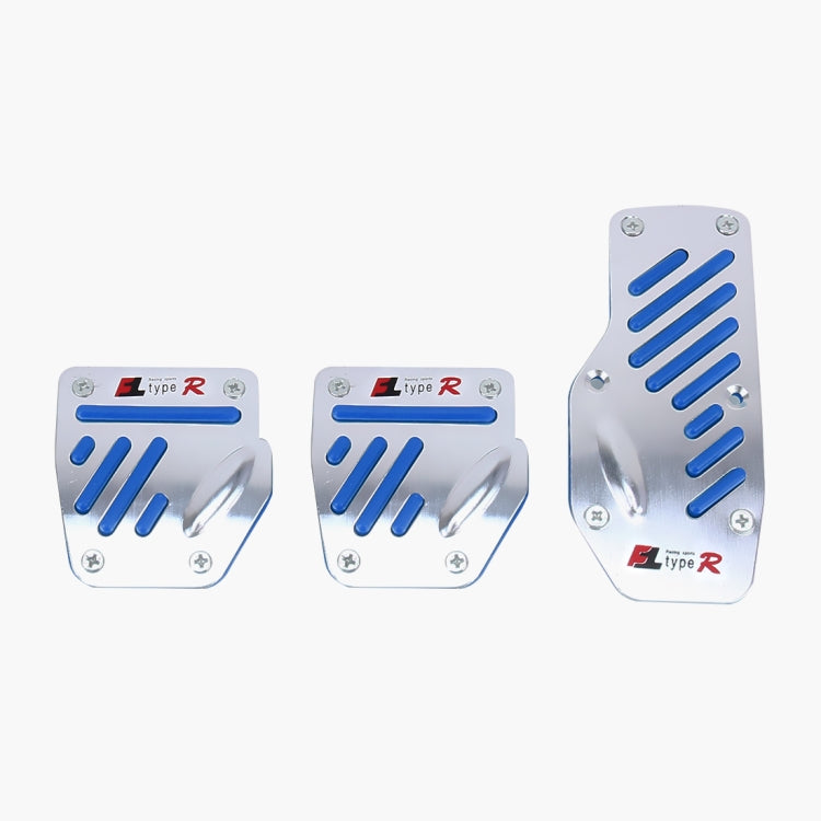 CS-321 3 in 1 Non-Slip Manual Car Truck Pedals Foot Brake Pad Cover Set (Blue) - Foot Pedal by PMC TechLife | Online Shopping South Africa | PMC TechLife | Buy Now Pay Later Mobicred