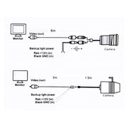 656��492 Effective Pixel  NTSC 60HZ CMOS II Water-resistant Car Rear View Backup Camera With 4 LED Lamps for 2005-2013 Version Mazda 6