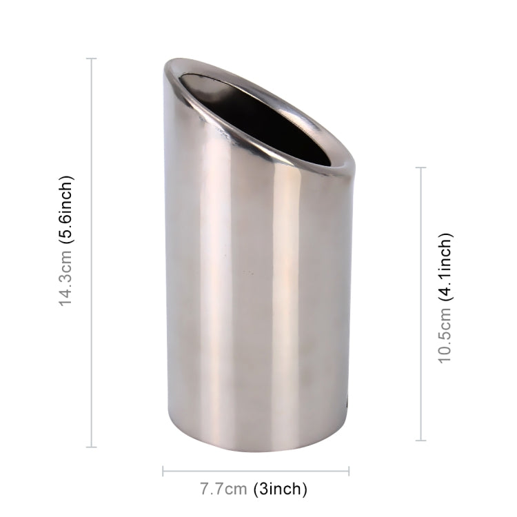 Car Styling Stainless Steel Exhaust Tail Muffler Tip Pipe for VW Volkswagen 1.2T Swept Volume(Silver) - Exhaust Pipes by PMC TechLife | Online Shopping South Africa | PMC TechLife | Buy Now Pay Later Mobicred