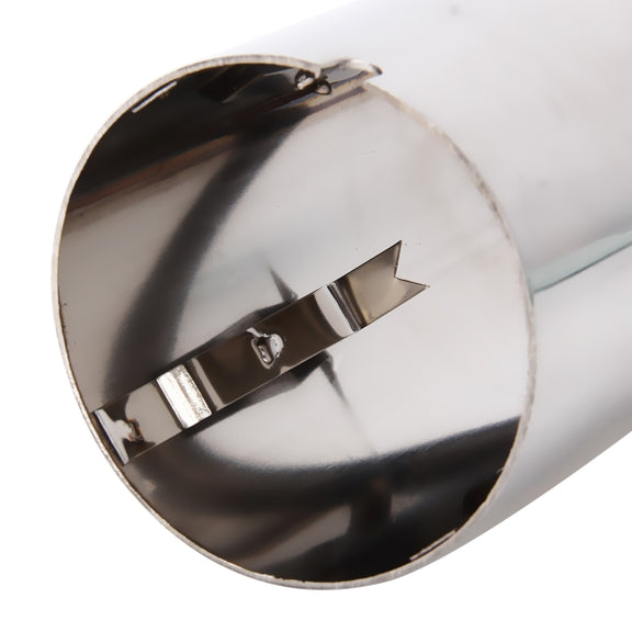 2 PCS Car Styling Stainless Steel Exhaust Tail Muffler Tip Pipe for VW Volkswagen 1.8T/2T Swept Volume, Audi A1/A3/A4L/Q3/Q5(Blue)