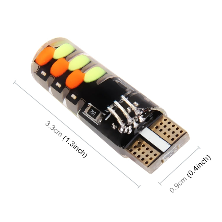 2 PCS W5W 194 T10 Multi Colors COB 12 SMD RGB LED Bulbs with Remote Control Wedge Side Lights License Plate Lamp, DC 12V - free shipping - PMC TechLife - Order now!