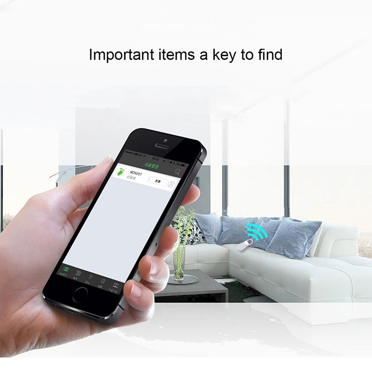 R2 Smart Wireless Bluetooth V4.0 Tracker Finder Key Buckle Anti- lost Alarm Locator Tracker(White) - Anti-lost Alarm by PMC Jewellery | Online Shopping South Africa | PMC Jewellery | Buy Now Pay Later Mobicred