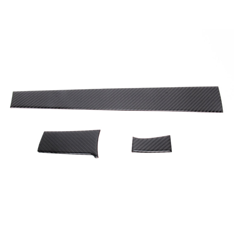 3 in 1 Carbon Fiber Central Control Gears Shift Panel Cover Trim Decals Decorative Sticker for Honda Civic 10th Gen 2016-2019, Left Driving - Car Interior Mouldings by PMC TechLife | Online Shopping South Africa | PMC TechLife | Buy Now Pay Later Mobicred