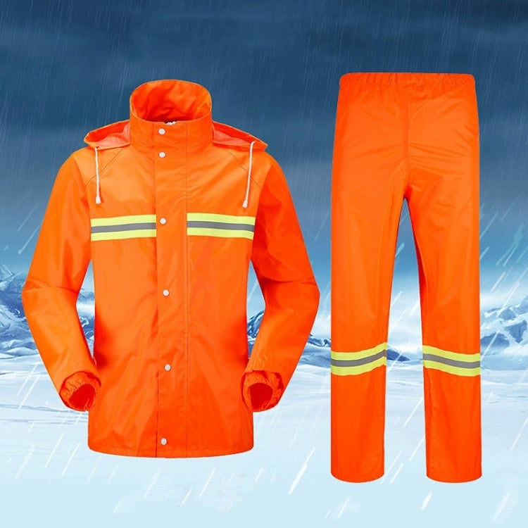 Adult Split Reflective Raincoats Rain Pants Cleaners Waterproof Clothes Labor Insurance Safety Sanitation Suits, Size: L - Reflective Safety Clothing by PMC TechLife | Online Shopping South Africa | PMC TechLife | Buy Now Pay Later Mobicred