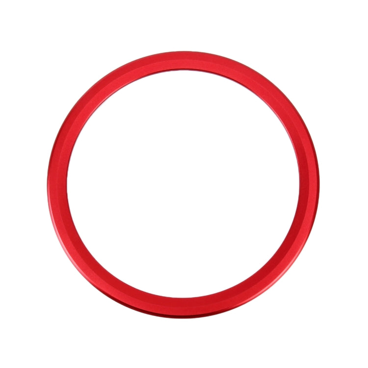 Car Auto Steering Wheel Aluminum Alloy Ring Cover Trim Sticker Decoration for Jaguar(Red) - free shipping - PMC Jewellery - Order now!