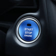 3D Aluminum Alloy Engine Start Stop Push Button Cover Trim Decorative Sticker for Mazda CX4 / CX5 / Axela / ATENZA(Blue) - Decoration Rings by PMC TechLife | Online Shopping South Africa | PMC TechLife