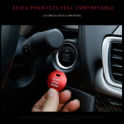 3D Aluminum Alloy Engine Start Stop Push Button Cover Trim Decorative Sticker for Mazda CX4 / CX5 / Axela / ATENZA(Blue)