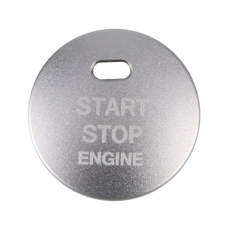 3D Aluminum Alloy Engine Start Stop Push Button Cover Trim Decorative Sticker for Mazda CX4 / CX5 / Axela / ATENZA(Silver) - Decoration Rings by PMC TechLife | Online Shopping South Africa | PMC TechLife