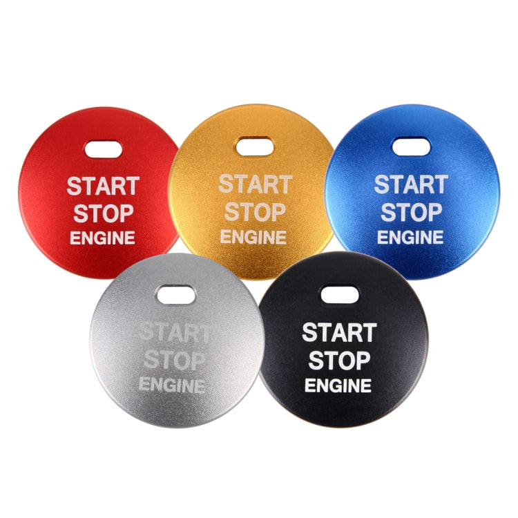3D Aluminum Alloy Engine Start Stop Push Button Cover Trim Decorative Sticker for Mazda CX4 / CX5 / Axela / ATENZA(Silver) - Decoration Rings by PMC TechLife | Online Shopping South Africa | PMC TechLife