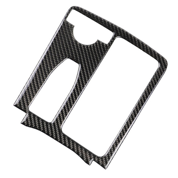 Car Carbon Fiber Left Drive Gear Position Panel Decorative Sticker for Mercedes-Benz W204 2007-2013 / W212 2010-2012