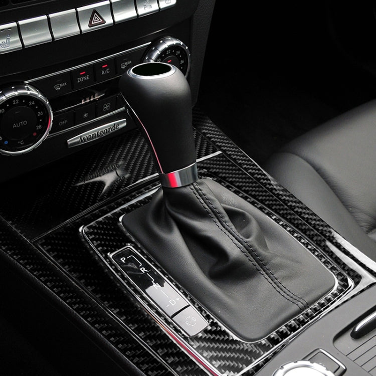 5 PCS Car Carbon Fiber Left Drive Gear Position Panel Decorative Sticker for Mercedes-Benz W204 2007-2013 - Car Interior Mouldings by PMC TechLife | Online Shopping South Africa | PMC TechLife | Buy Now Pay Later Mobicred