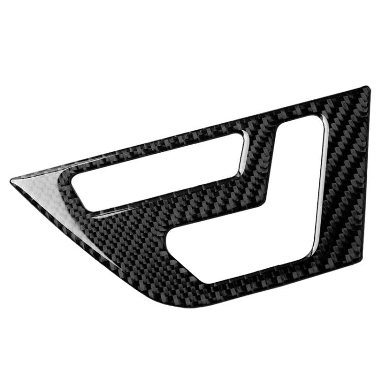 2 PCS Car Carbon Fiber Right Drive Seat Adjustment Panel Decorative Sticker for Mercedes-Benz W204 2007-2013 - Car Interior Mouldings by PMC Jewellery | Online Shopping South Africa | PMC Jewellery | Buy Now Pay Later Mobicred