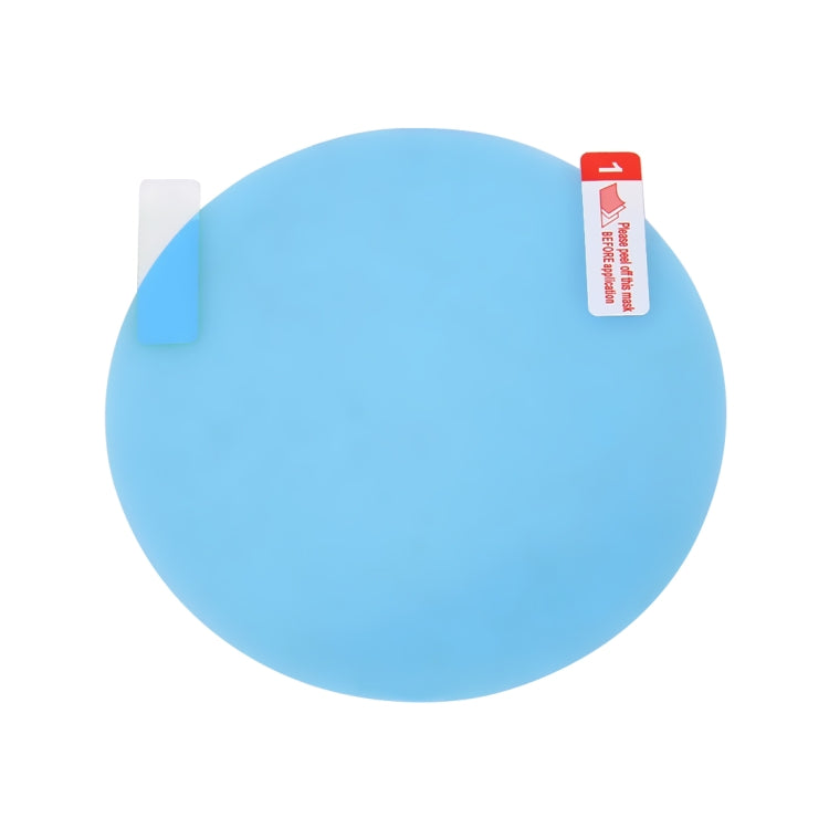 Car Round PET Rearview Mirror Protective Window Clear Anti-fog Waterproof Rain Shield Film, Diameter: 10cm - free shipping - PMC TechLife - Order now!