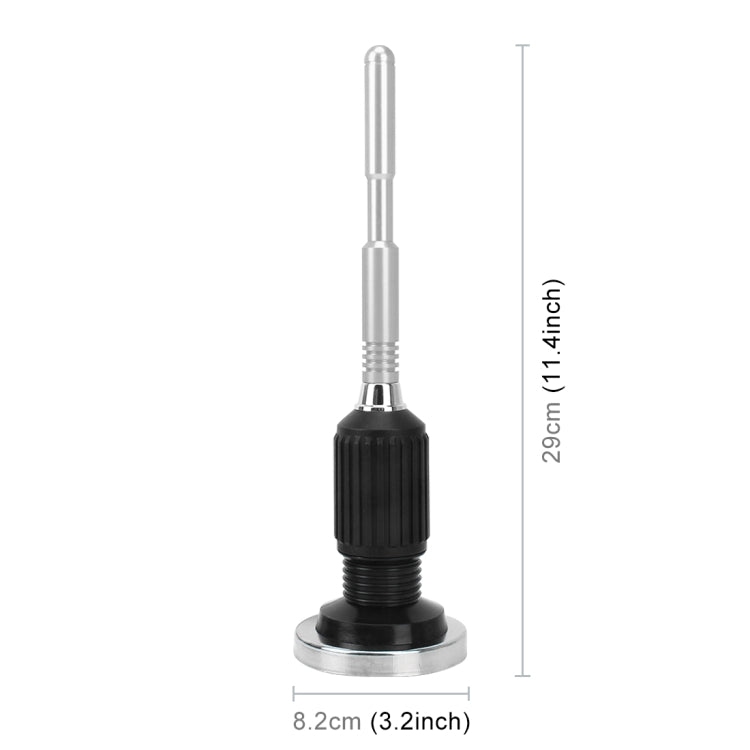 PS-5506 Universal Car Magnetic Roof Mount Base Radio AM/FM Aerial Amplified Antenna(Silver) - Aerials by PMC TechLife | Online Shopping South Africa | PMC TechLife | Buy Now Pay Later Mobicred