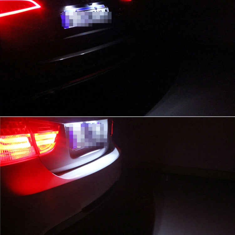 2 PCS DC 12V 2W 120LM 6000K LED License Plate Light 18-SMD 3528 Bulbs Lamps for Honda JAZZ(FIT) 02-17, Odyssay 08-17, Stream 01-05, CR-V 07-17 - free shipping - PMC TechLife - Order now!