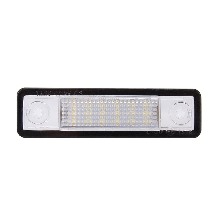 2 PCS DC 12V 2W 120LM 6000K LED License Plate Light 18-SMD Bulbs Lamps for Astra F 91-98, G Estate(F69) 98-05, Opel Corsa B 93-00, Omega A 86-94 - License Plate Lights by PMC TechLife | Online Shopping South Africa | PMC TechLife