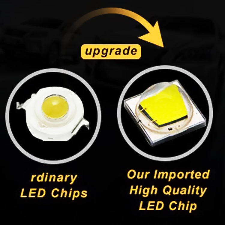2 PCS 51W 3500LM 6500K White Light  17 LED Water-resistant Car Boat Marine Work Lights Spotlight LED Bulbs, 30 Degrees Adjustable, DC 10-30V(Black)