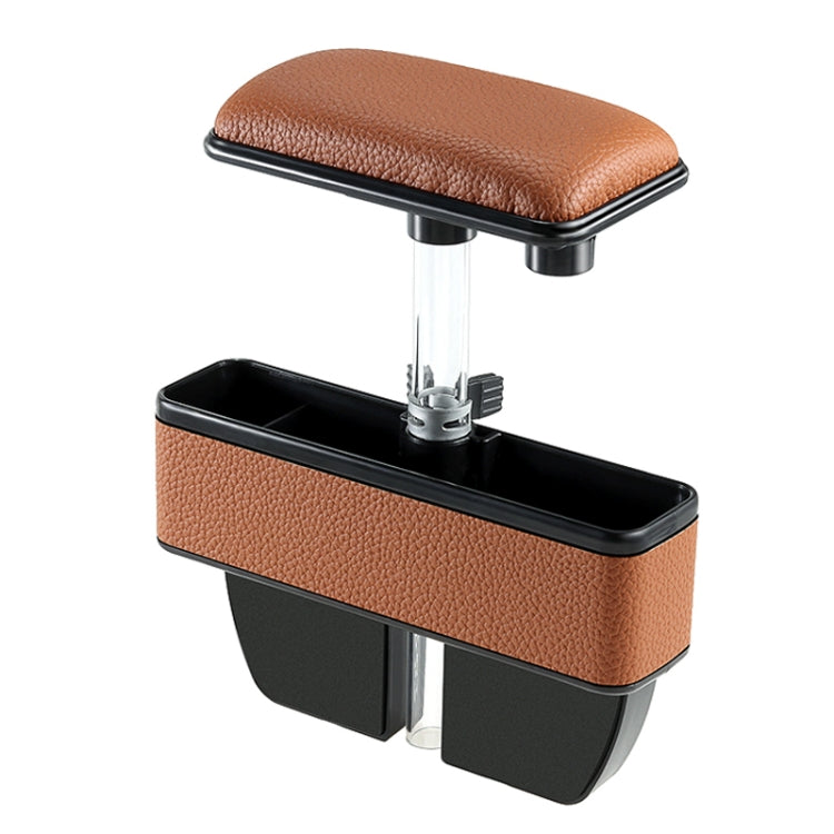 Universal Car Multi-functional Console Side Pocket Seat Gap Side Storage Box with Elbow Support Pad (Brown) - Stowing Tidying by PMC TechLife | Online Shopping South Africa | PMC TechLife | Buy Now Pay Later Mobicred
