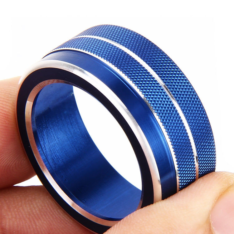 3 PCS Car Aluminum Alloy Air Conditioner Knob Case for Honda Tenth Generation Accord(Blue) - Decoration Rings by PMC Jewellery | Online Shopping South Africa | PMC Jewellery | Buy Now Pay Later Mobicred