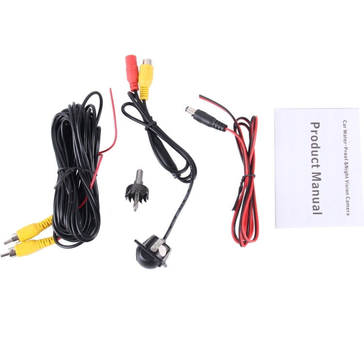 720��540 Effective Pixel PAL 50HZ / NTSC 60HZ CMOS II Universal Water-resistant Car Rear View Backup Camera, DC 12V, Wire Length: 4m