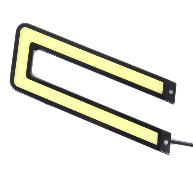 2 PCS DC 12V 10W 800LM 5500K COB Car DRL Daytime Running Lights Lamp,Cable Length:50cm(White Light) - Running Lights by PMC TechLife | Online Shopping South Africa | PMC TechLife | Buy Now Pay Later Mobicred