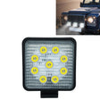 6.7W White Light Square-Shaped Waterproof Car Boat Marine Work Lights Spotlight LED Bulbs, DC 9-30V - Work Lights by PMC TechLife | Online Shopping South Africa | PMC TechLife | Buy Now Pay Later Mobicred