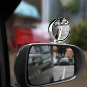 3R-044 Auxiliary Rear View Mirror Car Adjustable Blind Spot Mirror Wide Angle Auxiliary Rear View Side Mirror(Silver)