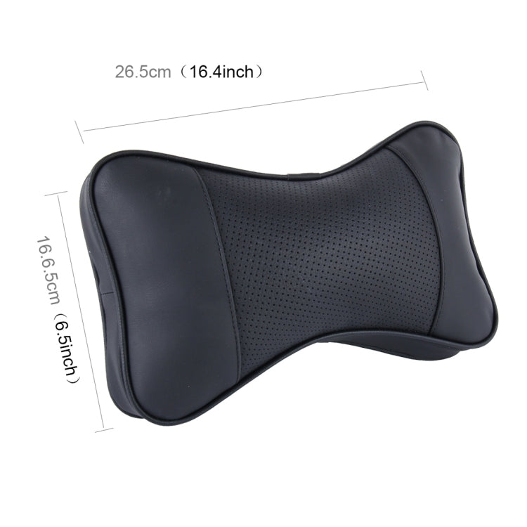 2 PCS MLC-06 Car Neck Pillow Soft Version Lovely Breathe Car Auto Head Neck Rest Cushion Headrest Pillow Pad (Black) - Seat Accessories by PMC TechLife | Online Shopping South Africa | PMC TechLife | Buy Now Pay Later Mobicred