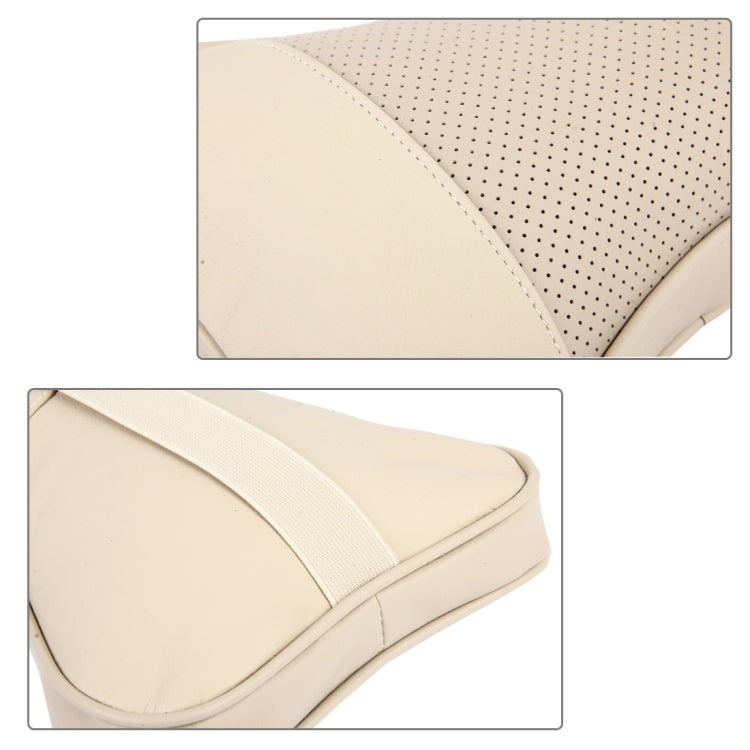 2 PCS MLC-06 Car Neck Pillow Soft Version Lovely Breathe Car Auto Head Neck Rest Cushion Headrest Pillow Pad (Khaki)