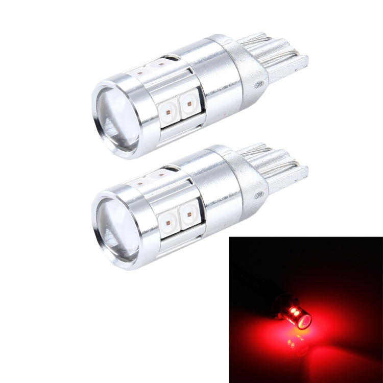 2 PCS T10 5W 8 SMD-3030 LED Car Clearance Lights Lamp, DC 12V(Red Light) - Clearance Lights by PMC TechLife | Online Shopping South Africa | PMC TechLife | Buy Now Pay Later Mobicred