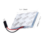 2 PCS 18W Auto Flash Strobe Fade Smooth Remote Controlled Colorful LED Roof Decorative Lamp with 36 SMD-5050 LED, DC 12V