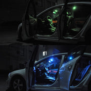 2 PCS 18W Auto Flash Strobe Fade Smooth Remote Controlled Colorful LED Roof Decorative Lamp with 36 SMD-5050 LED, DC 12V