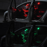 2 PCS 18W Auto Flash Strobe Fade Smooth Remote Controlled Colorful LED Roof Decorative Lamp with 36 SMD-5050 LED, DC 12V