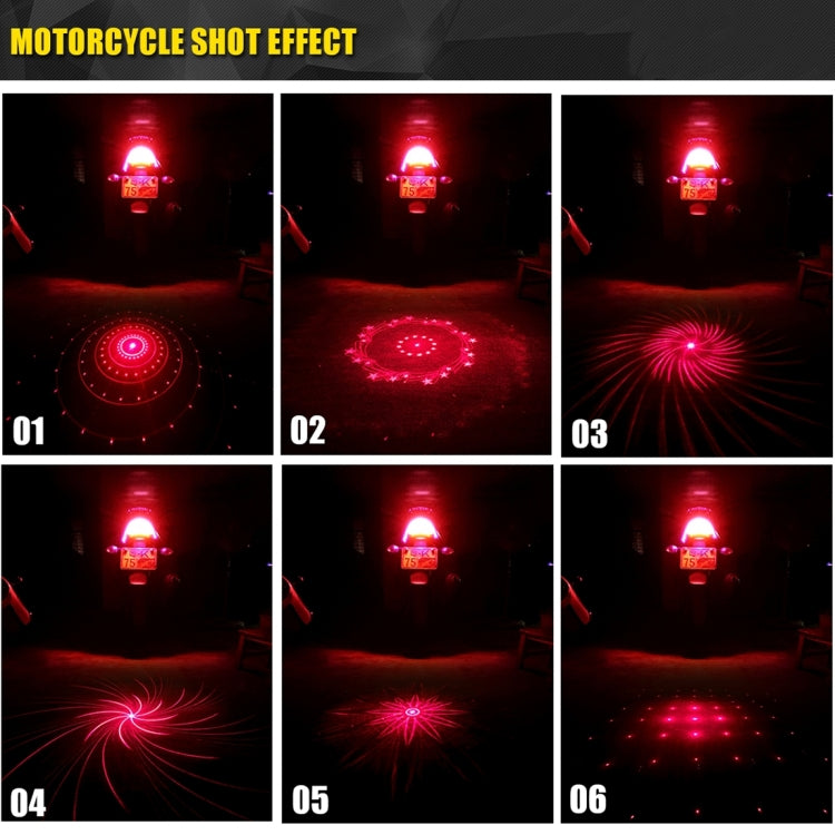200mW Universal Car And Motorcycle Rear-end Alarm 650nM Laser Fog Anti-Collision Warning Lamp with Six Pattern, DC 8-36V Cable Length: 60cm(Red Light) - Fog / Driving Lights by PMC TechLife | Online Shopping South Africa | PMC TechLife | Buy Now Pay Later Mobicred