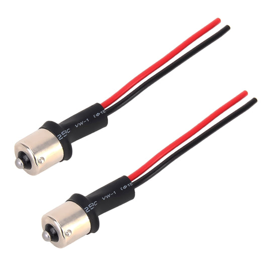 1 Pair 1156 / BA15S Bulb Holder Base Male Socket with Wire - Wires by PMC Jewellery | Online Shopping South Africa | PMC Jewellery | Buy Now Pay Later Mobicred