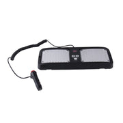 High qulaity DC 12V,9W LED Water-resistant Car Sunshade Yellow Light Warning Lights Strobe Emergency Lights Flashing Light with 12 Kinds Flash Patterns
