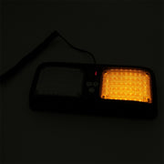High qulaity DC 12V,9W LED Water-resistant Car Sunshade Yellow Light Warning Lights Strobe Emergency Lights Flashing Light with 12 Kinds Flash Patterns