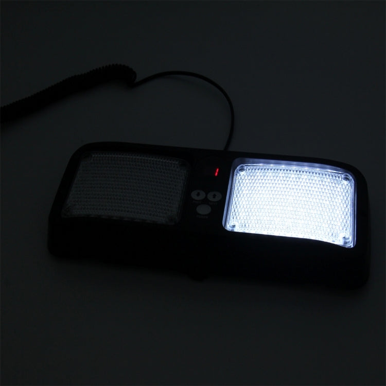 High qulaity DC 12V,9W LED Waterproof Car Sunshade Yellow Light + White Light Warning Lights Strobe Emergency Lights Flashing Light with 12 Kinds Flash Patterns - free shipping - PMC TechLife - Order now!
