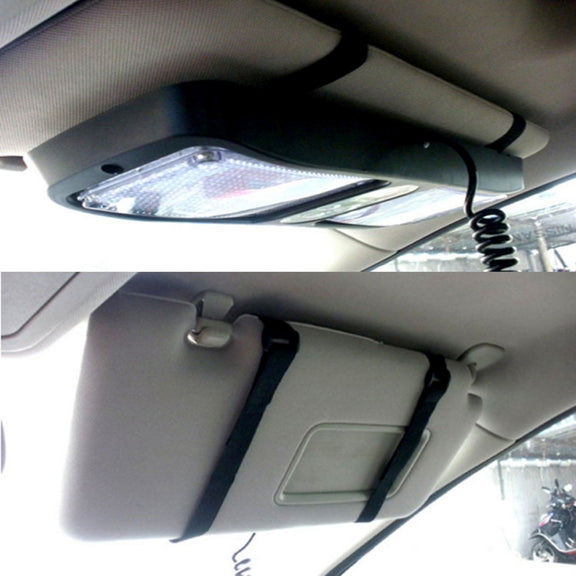 High qulaity DC 12V,9W LED Water-resistant Car Sunshade White Light Warning Lights Strobe Emergency Lights Flashing Light with 12 Kinds Flash Patterns