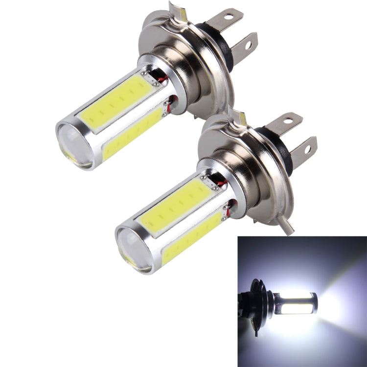 2 PCS H4 20W 1250LM 6000K 5 COB LEDs Car Fog Lights, DC 12V(White Light) - Fog / Driving Lights by PMC TechLife | Online Shopping South Africa | PMC TechLife | Buy Now Pay Later Mobicred