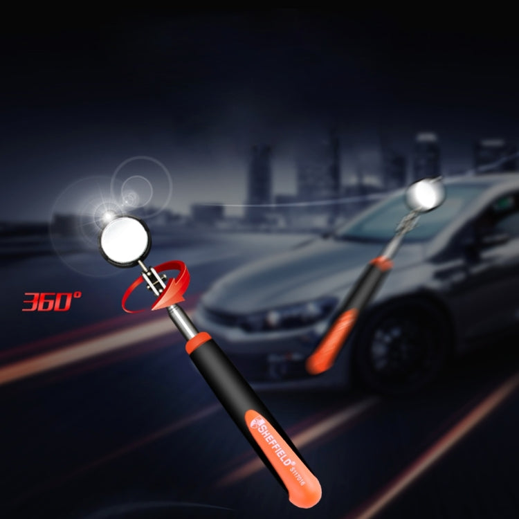 Retractable Vehicle Car Chassis Telescoping Inspection Mirror with 1 PCS 3mm LED Light, Mirror Diameter: 32mm, Max Expanding Length: 905mm - Electronic Test by PMC TechLife | Online Shopping South Africa | PMC TechLife | Buy Now Pay Later Mobicred